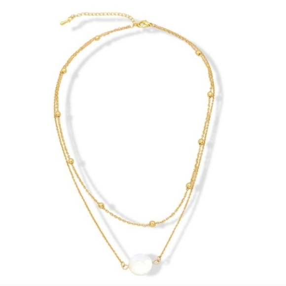 Brand New Gold Pearl Choker Mother Pearls 14k - Picture 2 of 7